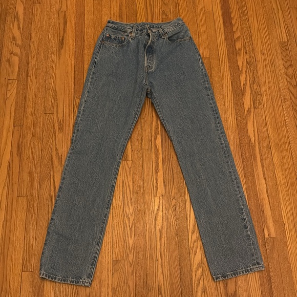 Women's Vintage Big E Jeans Button Fly Premium 501 - Picture 5 of 5